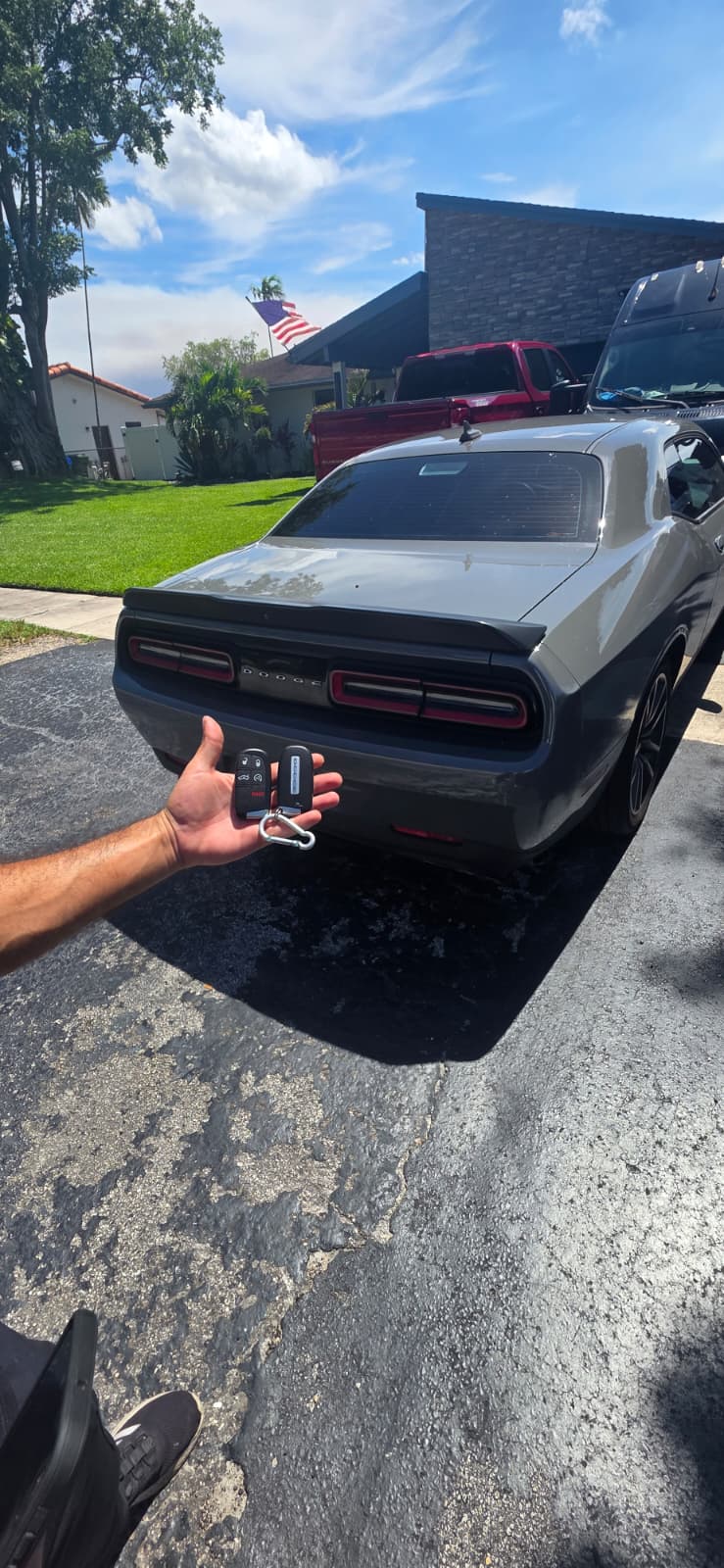 2023 Dodge Challenger Key Stopped Starting the Car After Water Damage, Pembroke Pines